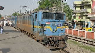 Acceleration of WAG-7 With Passenger Train || WAG-7 Acceleration