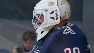 Тихомиров выручает ловушкой / Tikhomirov saves it with his glove