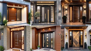 Top 100 Latest Wooden Door Design 2025 | House Front Wall Design Ideas | Home Exterior Wall Designs