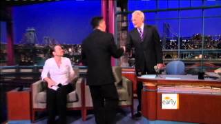 Chilean Miner Does Elvis on Letterman