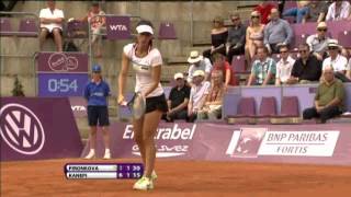 WTA Brussels 2012: Kanepi vs. Pironkova - Game Highlights