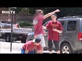 table topping strangers prank