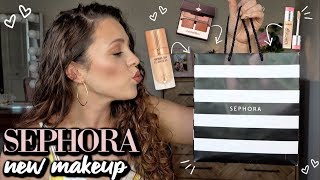 WHAT'S NEW AT SEPHORA // Trying on makeup I was SUPER excited to buy!
