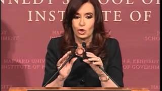 A Public Address by Her Excellency Cristina Fernández de Kirchner, President of Argentina