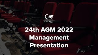 CEC 24th AGM 2022 Management Presentation