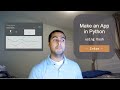 Make a python GUI or app - Dash Plotly tutorial - [Intro]
