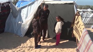 Winter is hitting Gaza and many Palestinians have little protection from the cold