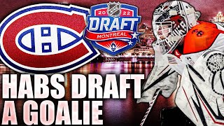 HABS' NEWEST GOALIE PROSPECT: EMMETT CROTEAU (Montreal Canadiens Top Prospects News 2022 NHL Draft)