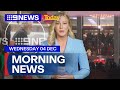 Easey Street murder suspect in custody; South Korea martial law protest | 9 News Australia