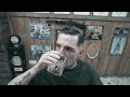 💈 ASMR BARBER - WWII US ARMY Soldier Haircut - Skin Fade