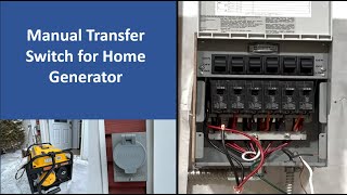 Manual Transfer Switch for Home Generator Install Reliance Controls