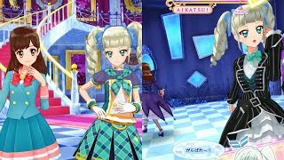 【アイカツオンパレード！】フルコーデカードモード 1-4 藤堂ユリカ_硝子ドール_マイキャラ・ユリカ・スミレ