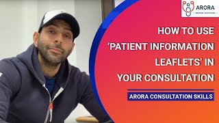 How to use ‘Patient Information Leaflets’ in your consultation in 180 seconds