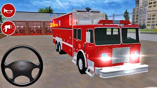 Fire Truck Driving Simulator 2020 🚒 Real Emergency Services Game #10 - Android GamePlay