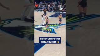 Caitlin Clark sinks first WNBA bucket in preseason | Yahoo Sports