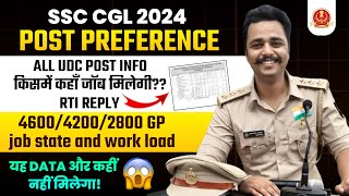 SSC CGL 2024 All UDC’s \u0026 Other Posts Statewise Vacancy /Transfer Rules 🤫 ये जानकारी कहीं नहीं मिलेगी