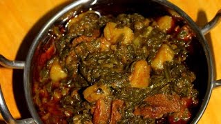 How to make palak mutton curry leaves recipe#Talha# #fatima#video#studio#🙏