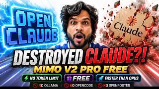 OpenClaude Just Destroyed Claude Code?! Mimo V2 Pro is FREE ( No Ollama , No Open Code , No GPU )