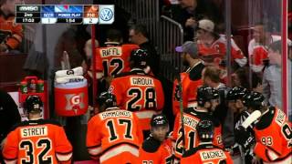 Gotta See It: Raffl heads to dressing with mysterious injury