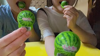 『ASMR』すいかグミ食べてみた🍉オススメ！