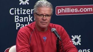 NYM@PHI: Mackanin on Eickhoff's start, Phils' win