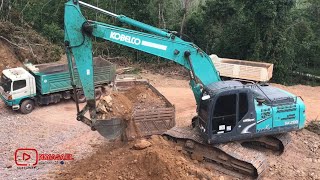 “สิบปากว่าไม่เท่าตาเห็น”สุดจัด KOBELCO SK200-8SuperXm โชว์งัดลูกรังแข็งให้ดู บ่อแถว อ.มายอ โครตแข็ง