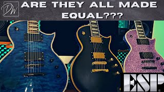 Comparing THREE ESP EII Guitars