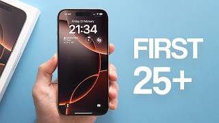 iPhone 16 Pro - First 25 Things To Do! (Tips & Tricks)