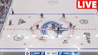 NHL LIVE - Vancouver Canucks vs Winnipeg Jets - 17th Feb 2024 | NHL Full Game Highlights NHL 24