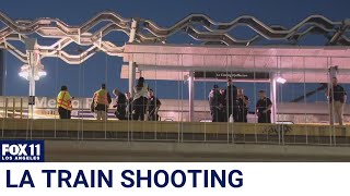 Man shot, killed on Metro train in South LA; 3 suspects on the run