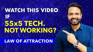 WHY 55X5 TECHNIQUE IS NOT WORKING & How To Use 55x5 Law of Attraction Manifesting Ritual Correctly