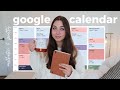 how to make your google calendar look pretty + aesthetic color coding