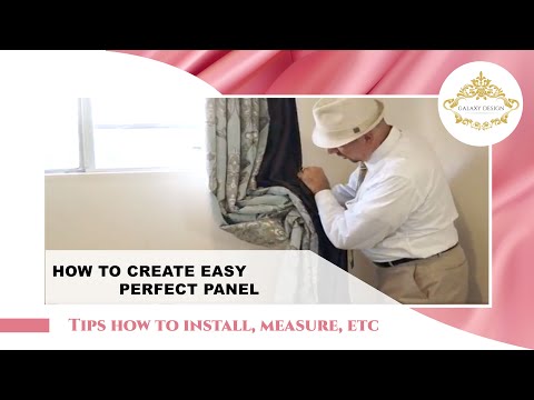 The Fast and Easy Way to Create Perfect Drapery Panels | Galaxy Design Video #185 The Fast and Easy Way to Create Perfect Drapery Panels | Galaxy Design Video #185