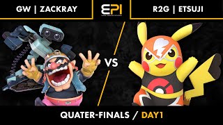 【EPI Day1】一回戦 GW|ザクレイ vs R2G|えつじ【スマブラSP】