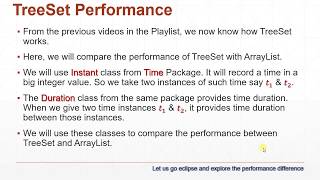Java Collections - TreeSet vs ArrayList Performance Study | Java Tutorial Part 1 #028