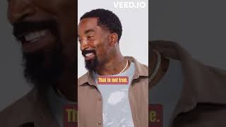 NBA 🏀 JR Smith + RJ Hot Ones funny moments 🥵🍗 Part 2 #nba #hotones #shorts