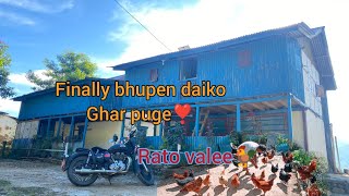 Finally bhupen daiko ghar pugiyo❣️#Hilihang gurase nagi#Chamling vlog