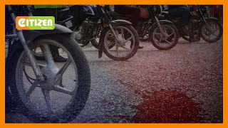 Chaos erupt as boda boda riders protest death of their colleague