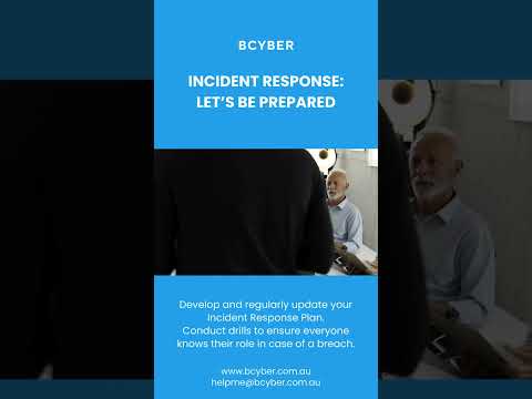 Incident Response: Let's be prepared