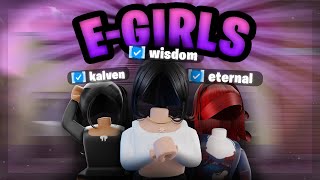 Raiding As E-GIRLS in Da Hood | ft. @eternalsznn & @notkalven 😆