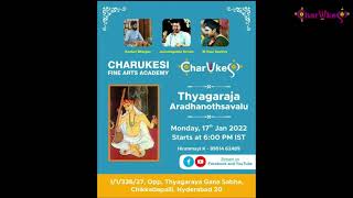 #Live: #Thyagaraja Aaradhanotsavalu, 2022 at #Charukesi Fine Arts, Hyderabad. Second Edition.