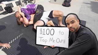 Giving People $100 to Tap Me Out in VENICE BEACH