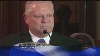 Mourners remember infamous former Toronto mayor Rob Ford