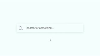 CSS Search Input Animation | Expandable Search Box Tutorial