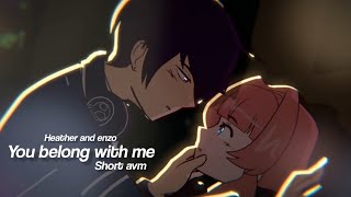 I'm Too Awkward | msa edit | Heather and enzo (short msa AVM)