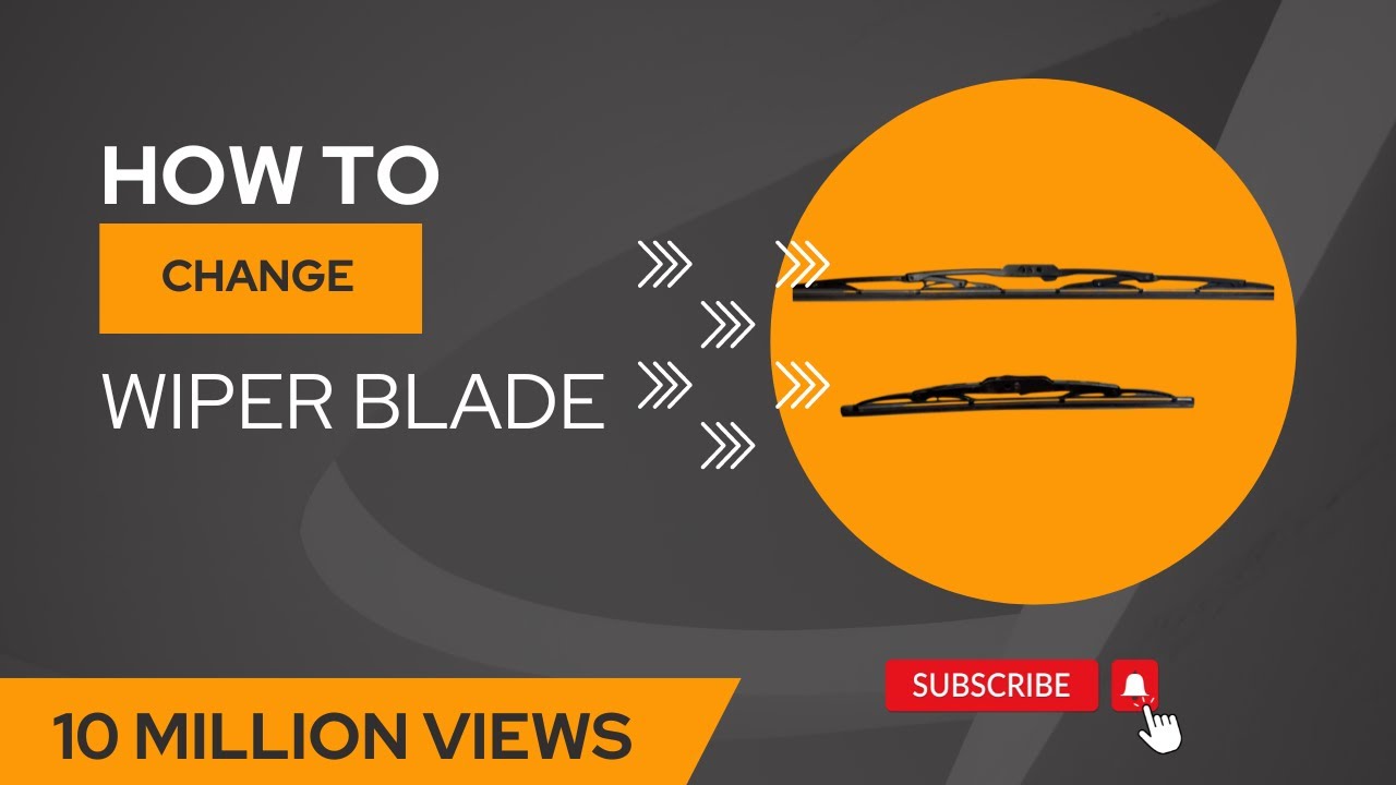 How To Change |Wiper Blade - YouTube