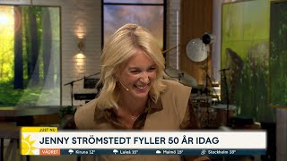 Jenny Strömstedt fyller 50 år – Här är några höjdpunkter ur arkivet | Nyhetsmorgon | TV4 & TV4 Play