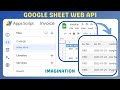 Use of Google Sheet API | Google Sheet to HTML Table