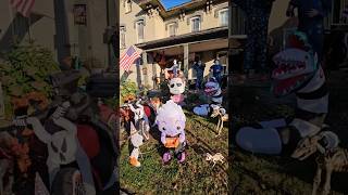 アメリカ田舎町のハロウィン 気合い入ってる家第一位❗