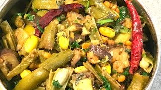 Vankaya Chikkudukaya curry recipe |Brinjal with Broad beans curry|Eggplant Broad beans |Andhra style